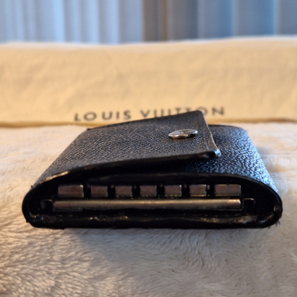 CLEAN 💥Unisex Louis Vuitton Damier Graphite Key Cles - Picture 5 of 15